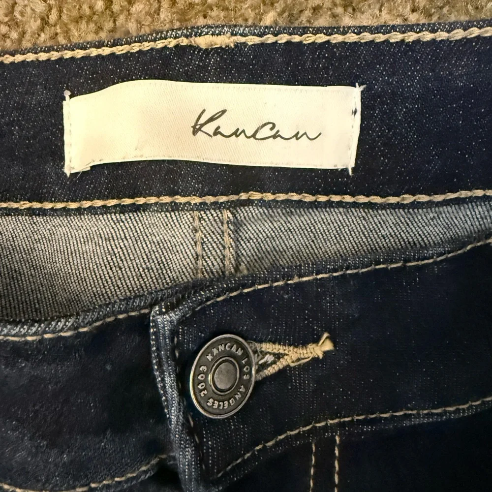 KanCan Dark Blue Flare Jeans - Picture 3 of 4